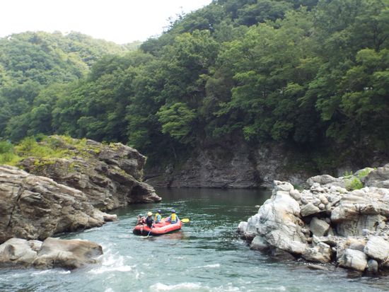 長瀞ラフティング9