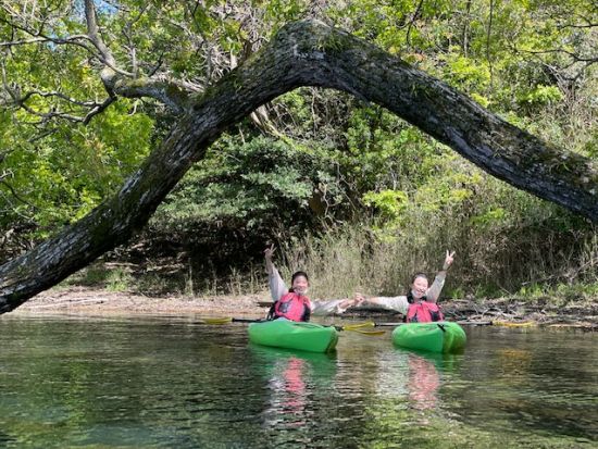 【愛犬連れOK】カヤック体験 ペットと一緒にのんびり四季を楽しむ多鯰池コース ＜1.5時間／山陰海岸ジオパーク鳥取砂丘エリア内＞by 鳥取県自然体験塾
