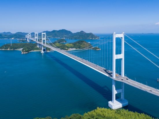 ガイドがご案内！しまなみ海道サイクリングツアー 電動アシスト付きE-BIKEで周遊＜昼食＆軽食付き／10月～4月／広島空港・JR新尾道駅・JR尾道駅発＞