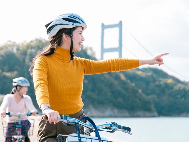 しまなみ海道サイクリングツアー 電動アシスト付きE-BIKEで周遊<1日