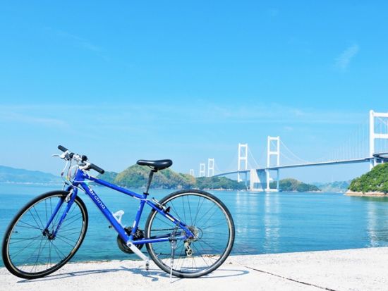 ガイドがご案内！しまなみ海道サイクリングツアー 電動アシスト付きE-BIKEで周遊＜昼食＆軽食付き／10月～4月／広島空港・JR新尾道駅・JR尾道駅発＞