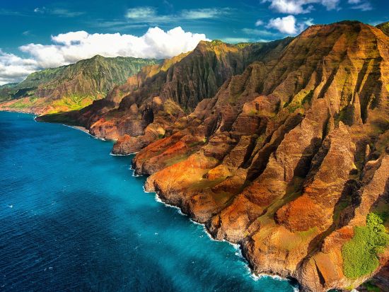 ヘリコプター遊覧飛行　カウアイ島で唯一のドア無しヘリコプターフライトを体験！＜45分／英語ガイド／リフエ空港発＞