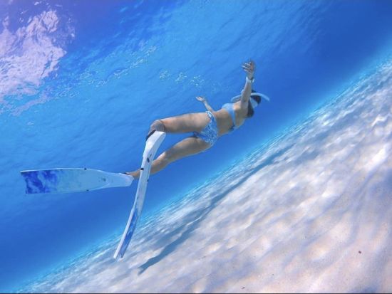 スキンダイビング＋マンタシュノーケリング 　器材を背負わず自分の一呼吸で素潜り体験！海の世界をフリースタイルで楽しむ＜少人数制／石垣島発＞by カフー石垣