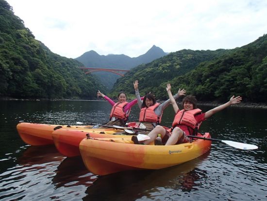 安房川リバーカヤック半日ツアー   屋久島公認ガイド石原さんがご案内　360度カメラで撮影した写真プレゼント 1名参加可  by aqua style