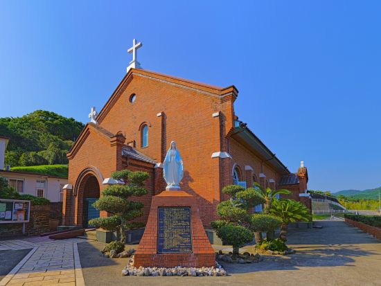 長崎市内発着貸切観光タクシー　外海巡礼コース　ド・ロ神父記念館＋黒崎教会＋遠藤周作文学館＋長崎市外海歴史民俗資料館 ＜4時間＞ byブルーキャブ