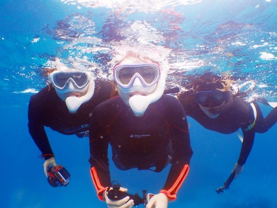 シュノーケリング　自社ボートや設備充実のショップありで快適な体験を＜1日または半日／島内送迎無料／石垣島＞by イエローサブマリンダイブスタジオ