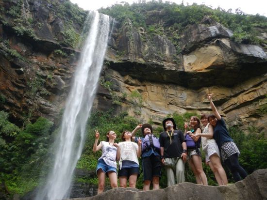 マングローブカヌー＋ピナイサーラの滝トレッキングツアー　初心者やお子様でも楽しめるお手軽に半日コース＜上原港または西部地区ホテル無料送迎／西表島＞