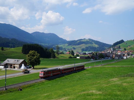 スイスの牧草地 アッペンツェル地方日帰りツアー　スイス3大チーズ「アッペンツェラー」工場＆ホーアー・カステン見学 ＜5～10月＞