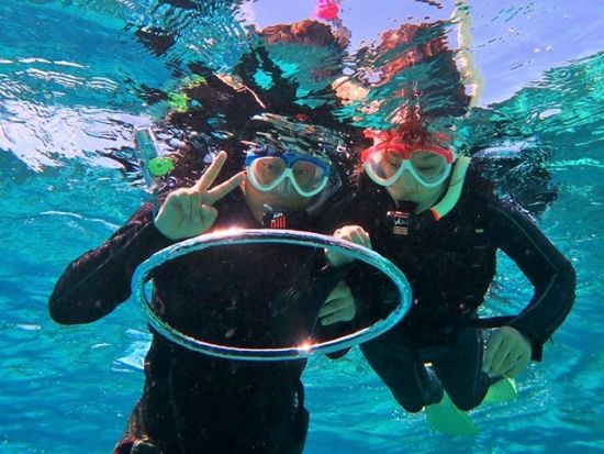 【八重干瀬】シュノーケリングドローン撮影Gpro12無料 初心者の方に人気！3つのポイントで楽しめる＜午前・午後／3月～11月催行／宮古島＞