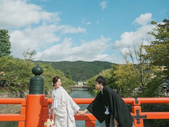町家フォトウエディング ～京町婚～ 家族を結ぶ一日を、京都で。和装レンタル+着付けヘアメイク+町家内＆ロケーション撮影1ヶ所＜町家宿泊2泊3日／京都市岡崎＞