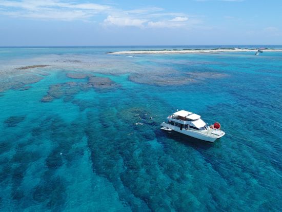 慶良間クルーザーチャーター　大型カタマラン船「NEWS弐号」で貸切クルーズ！BBQ＆マリンスポーツオプションあり＜3～6時間／60名／那覇発＞