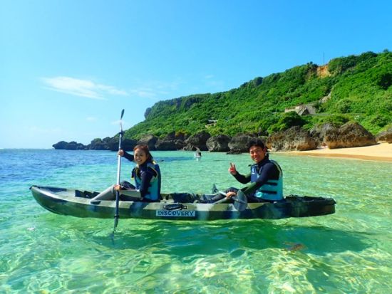 パンプキン鍾乳洞＋ウミガメシュノーケリング＋マリンアクティビティ　アクティブな1日を過ごす充実のマリンツアー！＜写真付き／少人数制／宮古島＞