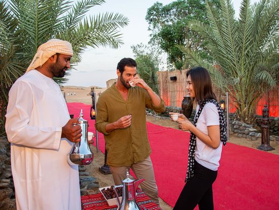 Sunset Safari (42) Welcome tea and dates