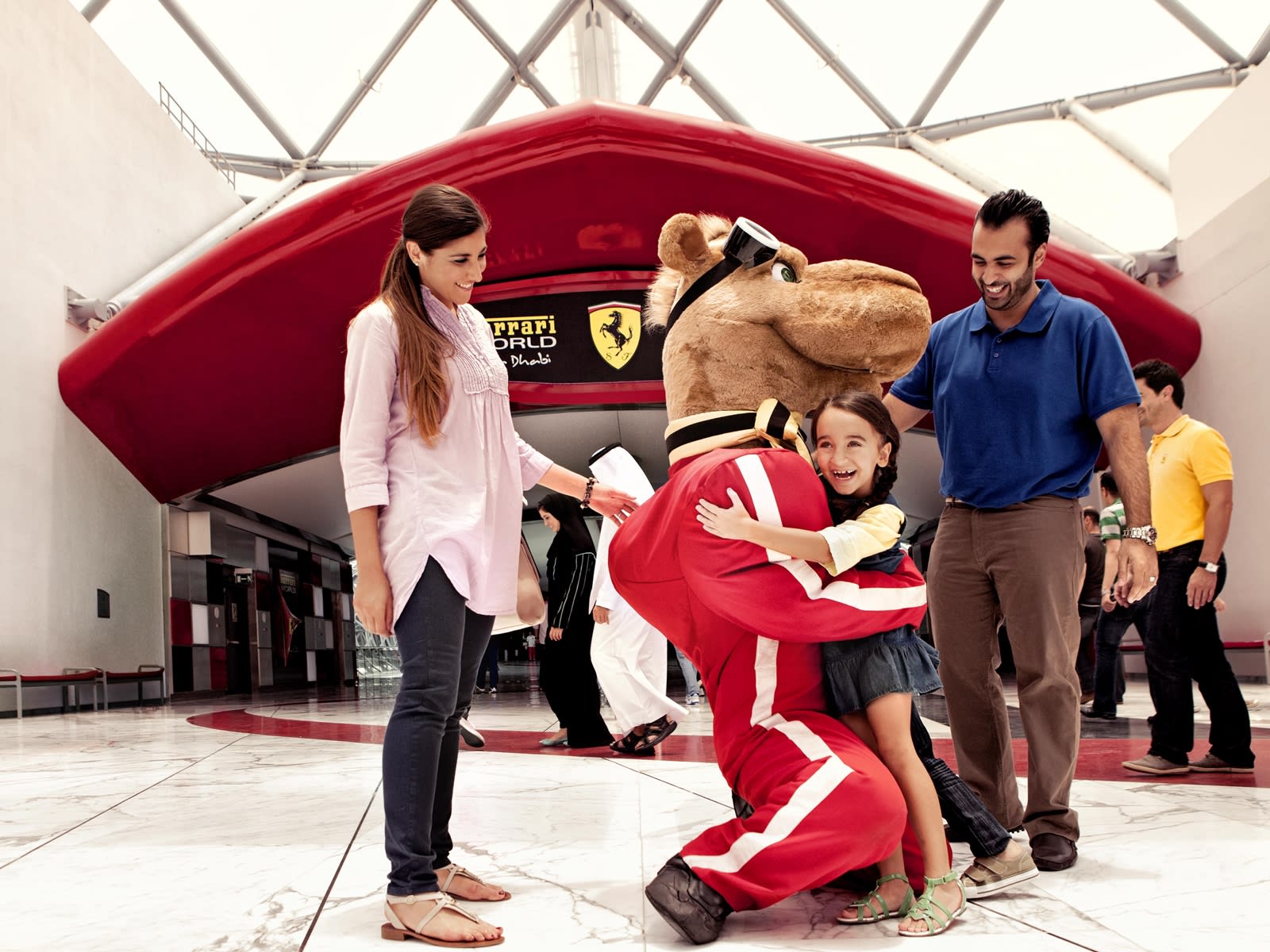 フェラーリ・ワールド・アブダビ（Ferrari World Abu Dhabi）入場