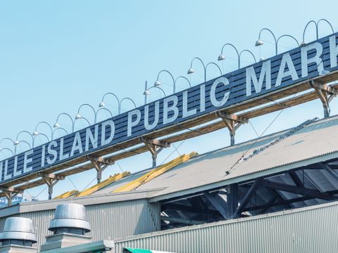 Canada_British Columbia_Vancouver_Granville_ sland_Granville Market sign_shutterstock_1082390543