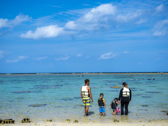 海ピクニック＆シュノーケルツアー 2歳からOK！お子様の海デビュー に最適！エサあげ体験付き＜恩納村＞ by サマーリゾート沖縄