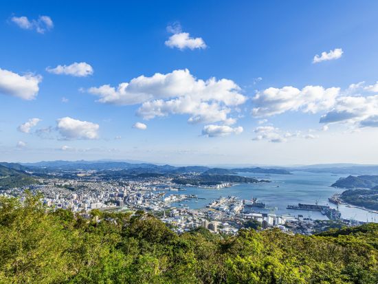 佐世保バーガー手作り体験　絶景を観ながら、こだわりのバーガーにかぶりつく！ポテト＆ワンドリンク付き　＜佐世保バーガー本店／佐世保市＞