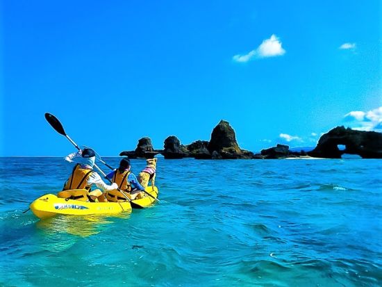 シーカヤック＋沖縄そば打ち体験　マングローブ散策付きもあり！1グループ1ガイドの貸切ツアー＜1日／屋我地島＞by 屋我地エコツーネット