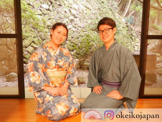 着物レンタル＆着付け体験　プロに着付けてもらった後は自由に宮島散策＜宮島＞