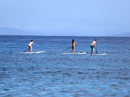 Semi Private Stand Up Paddle Boarding (SUP) Class at Kalama Beach in Kihei