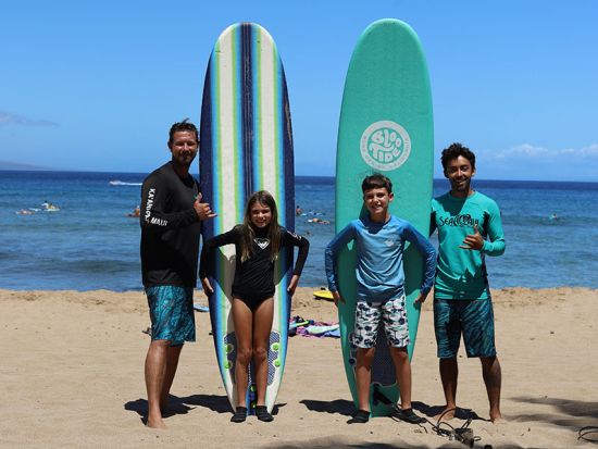 サーフィンレッスン　カアナパリ・ビーチ＜英語インストラクター＞ by シーマウイサーフ