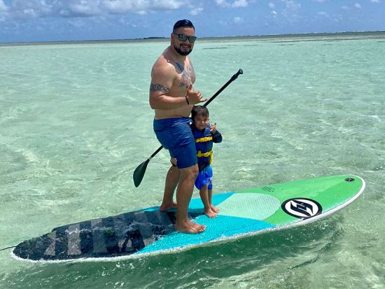 サンドバー　シュノーケリング貸切クルーズ　アクションクラブ号　大人数のグループ向け！大型カタマラン船をチャーター＜100～120名／午前・午後／日本語クルー＞