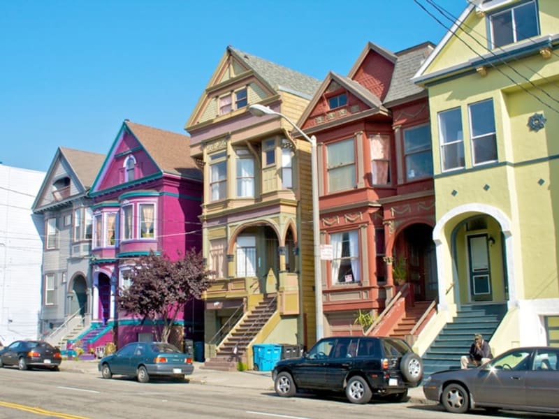 USA_San Francisco_Victorian Houses_shutterstock_91055816