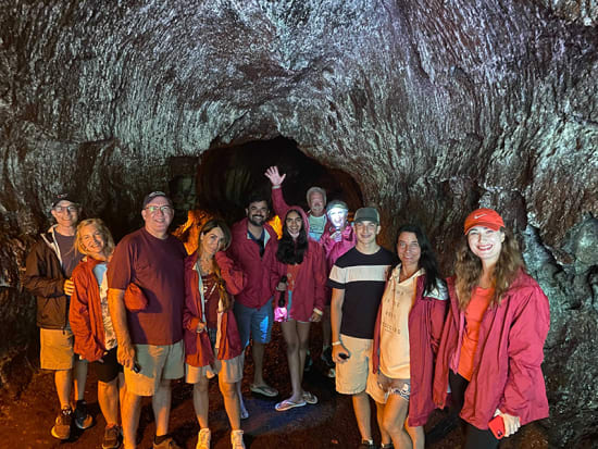 Guests in Lava Tube