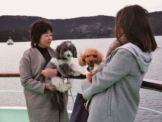 【愛犬連れOK】芦ノ湖遊覧船乗船チケット　選べる40分周遊コース＜箱根園港・元箱根港・箱根関所跡港発着＞