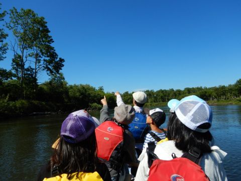 釧路湿原カヌー　国立公園＆ラムサール条約登録湿地「釧路湿原」で通年楽しむプライベートカヌープランアレキナイ川往復コース ＜塘路駅発着＞by ヒーリングカヌー釧路