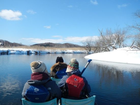 釧路湿原カヌー　国立公園＆ラムサール条約登録湿地「釧路湿原」で通年楽しむプライベートカヌープランアレキナイ川往復コース ＜塘路駅発着＞by ヒーリングカヌー釧路