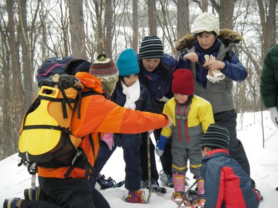 【1日1組限定】スノーシューピクニック ふかふかの雪の森へ大冒険！（3歳から参加OK）＜12～3月／富良野エリアから送迎付き／富良野市＞