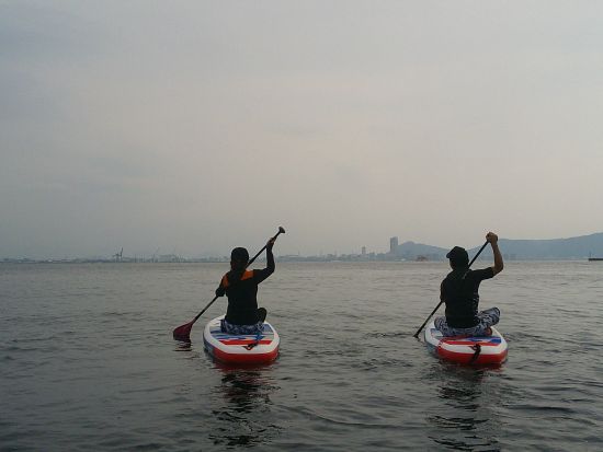 SUP体験 離島のきれいな海をのんびりクルージング！ペットと一緒に体験もOK＜2時間30分／4～11月／午前・午後／女木島（鬼ヶ島）＞