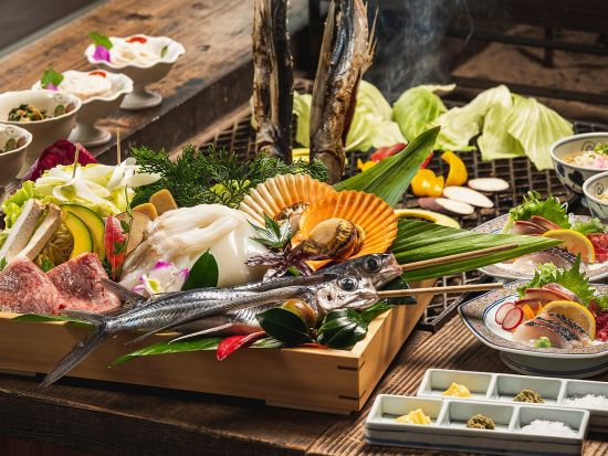 お食事処 『椿茶屋』 事前予約　囲炉裏端で楽しむ！五島の絶景と地元で採れた新鮮旬菜・絶品逸品を堪能 ＜福江島・五島市＞