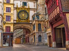 France_Normandy_Rouen_greatclock_shutterstock_1218983224
