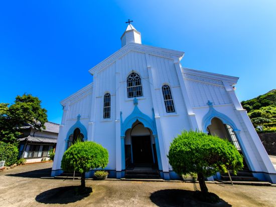 貸切観光タクシー 福江島外回り観光コース 人気観光地 大瀬崎灯台・井持浦教会ルルド・高浜ビーチなどをめぐる旅＜6時間／1～9名／福江島・五島市＞by五島タクシー