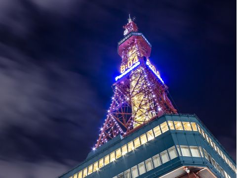 さっぽろテレビ塔展望台入場券　地上90.38mから間近に見える大通公園・札幌の絶景を一望！＜通年／札幌市＞