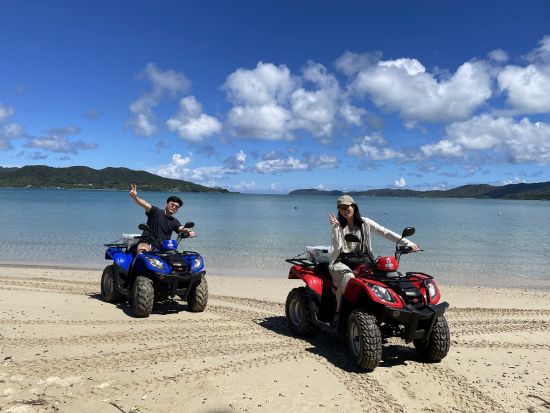 四輪バギーでいく絶景スポット満喫ツアー　ビーチや林道を走破！ ＜龍郷町＞  by奄美バギーアンドナイトウォッチングガイドサービス