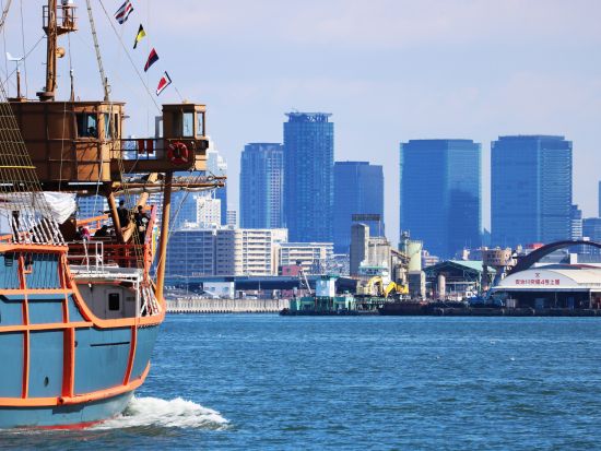 観光クルーズ船「サンタマリア」でいく大阪港周遊デイクルーズ！天保山大橋や天保山大観覧車など見どころいっぱい＜約45分／天保山＞ by 大阪水上バス