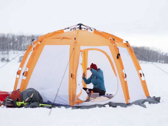 阿寒湖 天然ワカサギ釣り会場送迎ツアー グループ1台当たり料金 空港発着可能な貸切プランで自由自在！＜釧路市内・釧路空港発着＞