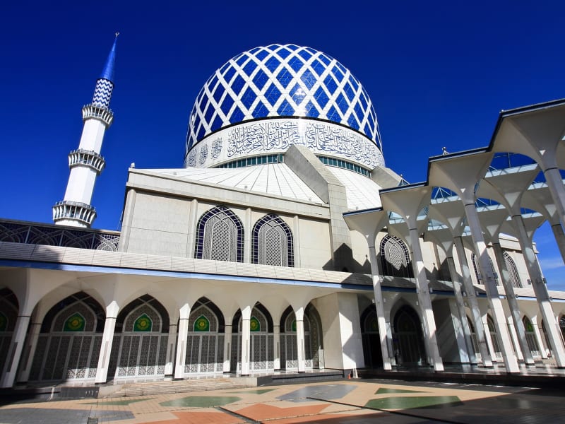 Malaysia_Kuala Lumpur_Selangor_The Blue Mosque_pixta_48230212