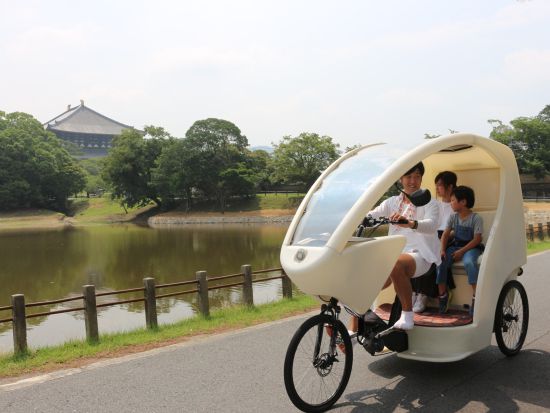 奈良観光ツアー フランス生まれのおしゃれな「三輪車シクロポリタン」で巡る！4つのコースから選択可能 ＜ガイド付き／奈良公園＞by 心家