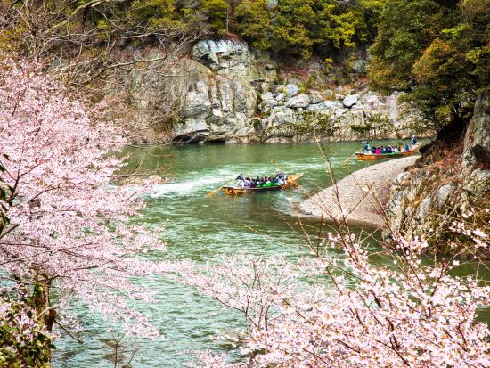  京馬車で巡る嵐山とトロッコ列車・保津川下りを楽しむ贅沢日帰りツアー					