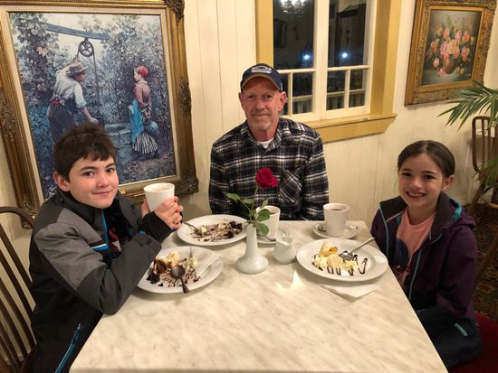 Coffee and cake on the mountain