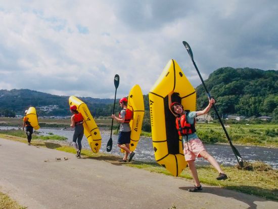 狩野川パックラフトツアー　狩野川を楽しむリバークルーズ＜午前・午後／現地集合＞