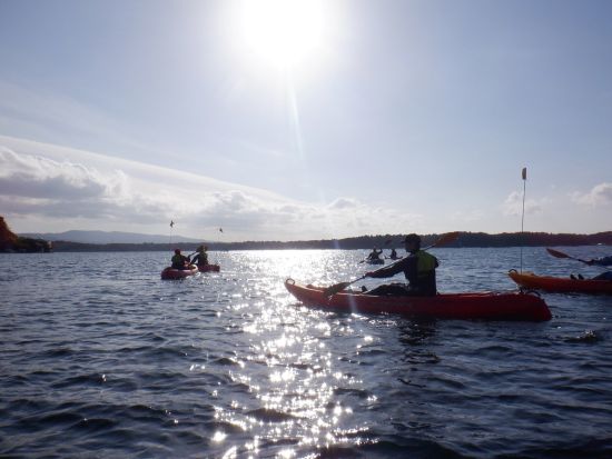 佐渡島 カヤック・SUP体験 佐渡汽船両津から車で5分 日本百景の加茂湖で手軽に水上散策＜4～10月／午前または午後／かもこボートハウス集合＞