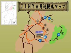 JINYA周辺観光マップ