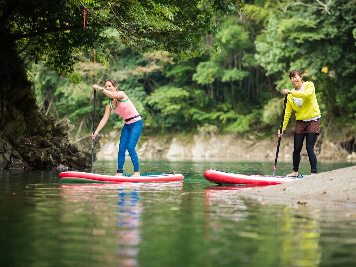 SUP1日体験 清流宮川の滝や支流をめぐるアドベンチャー！地元のランチ