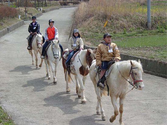 南阿蘇で乗馬とあか牛丼 (4)