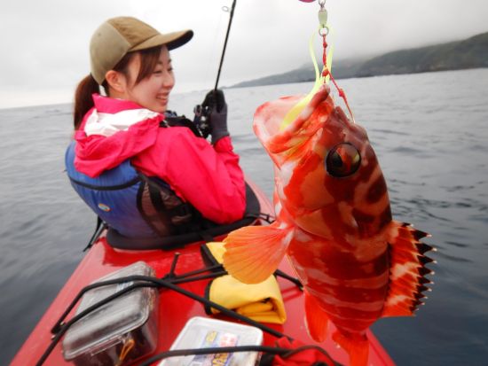 【経験者向け】カヤックフィッシング　屋久島公認ガイド 田脇さんがご案内　釣具レンタル可能 ＜8:00または13:00／約3.5時間＞ byショアーズ